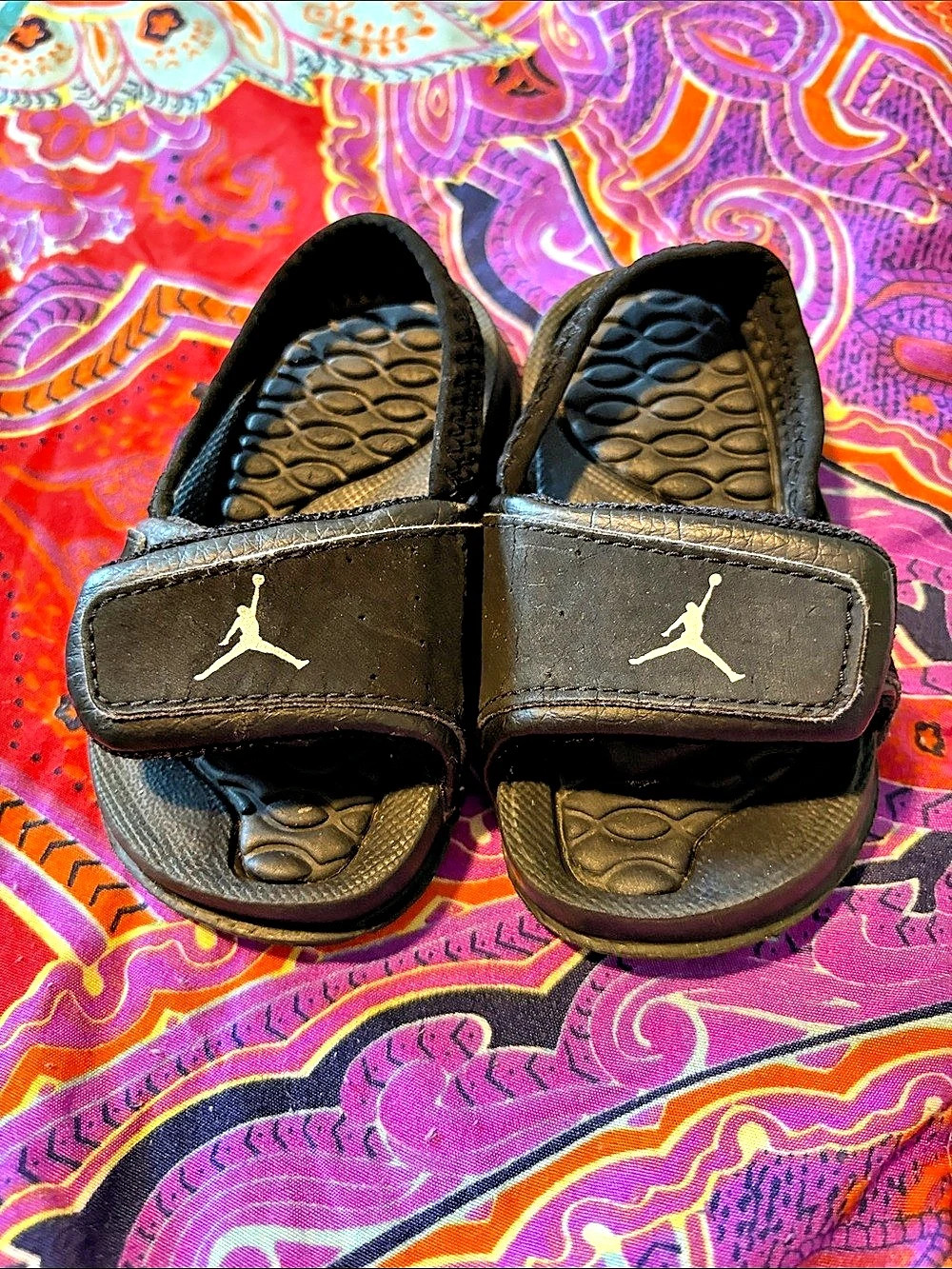 Jordan Hydro Slide Toddler Sandals Black